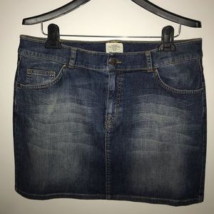 H&M L.O.G.G. Denim Skirt, size 14